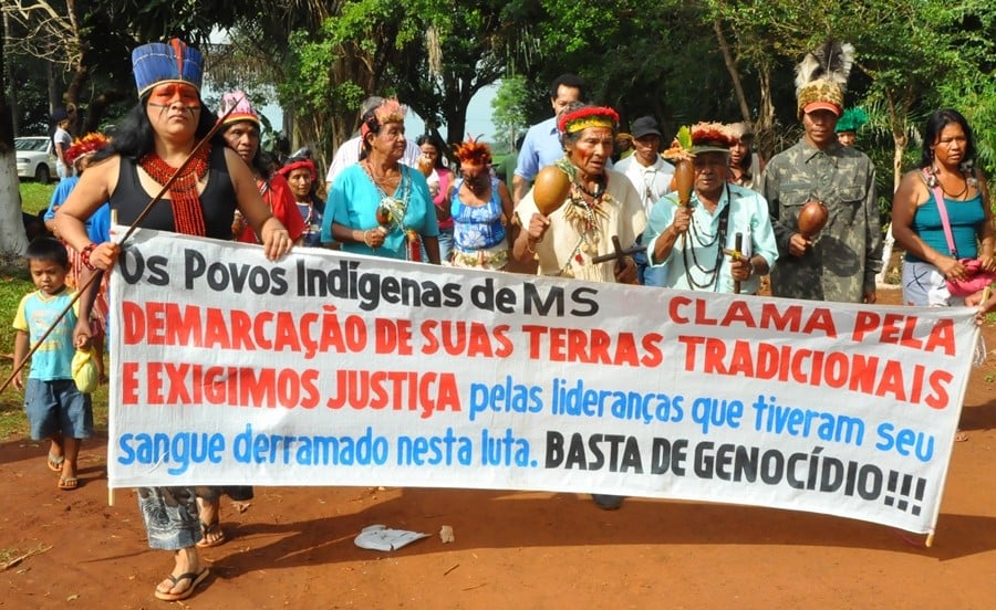 manifestação pela demarcação de terras indígenas: direito à diversidade