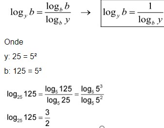 logaritmos - base 5