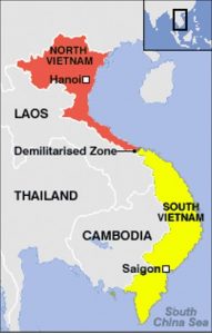 o mapa da guerra do vietna