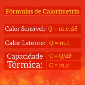 fórmulas de calorimetria