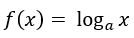 funções logarítmicas
