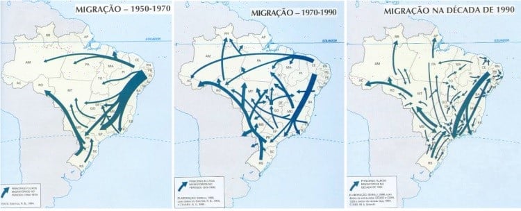 migrações internas no brasil