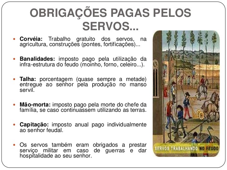 Servos na Idade Média Servos na Idade Média