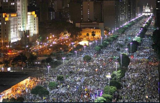 Protestos junho de 2013, movimentos sociais