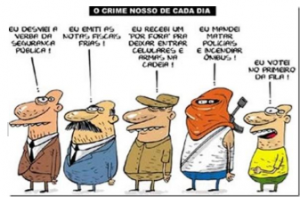 corrupção - charge