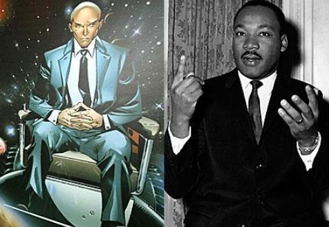 Professor X, X-Men, Martin Luther King, movimentos sociais