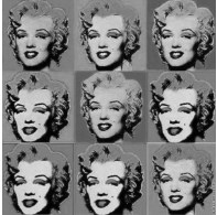 Pop art - Marilyn Monroe - exercício