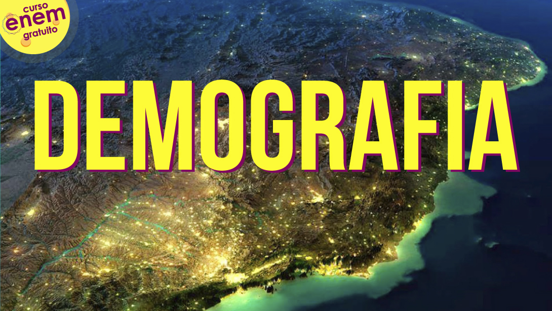 Demografia e estatísticas populacionais Geografia Enem