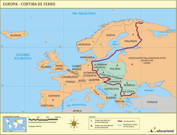cortina de ferro guerra fria