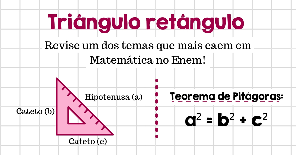 Tri ngulos Ret ngulos E Teorema De Pit goras Curso Enem Gratuito