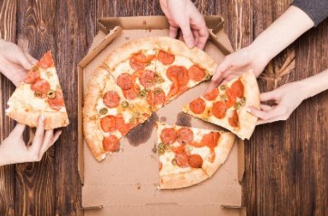 critérios de divisibilidade - pizza