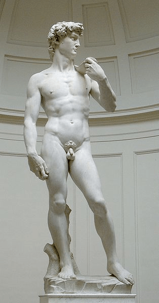 Davi, estátua de Michelangelo - Renascimento
