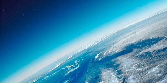 ilustração da atmosfera