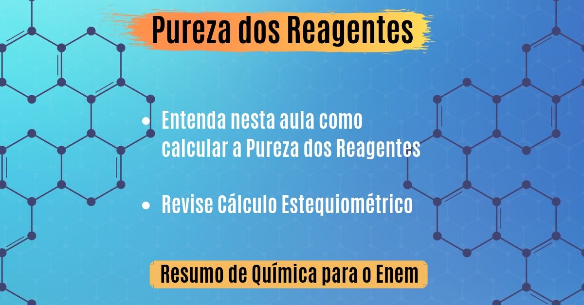 Pureza dos Reagentes - Resumo de Química Enem