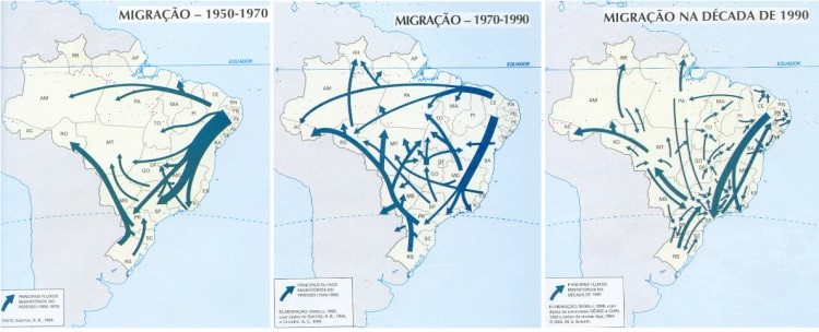 migrações internas no brasil