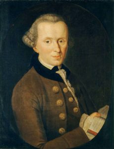 retrato de Immanuel Kant