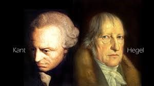 retratos de kant e hegel