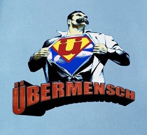 super homem de nietzsche ilustração