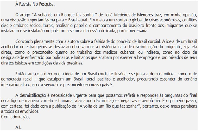 exemplo de carta vestibular