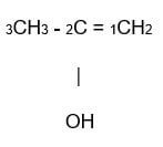 fórmula estrutural do propenol