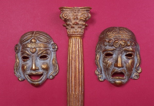 Máscaras de teatro - gênero dramático