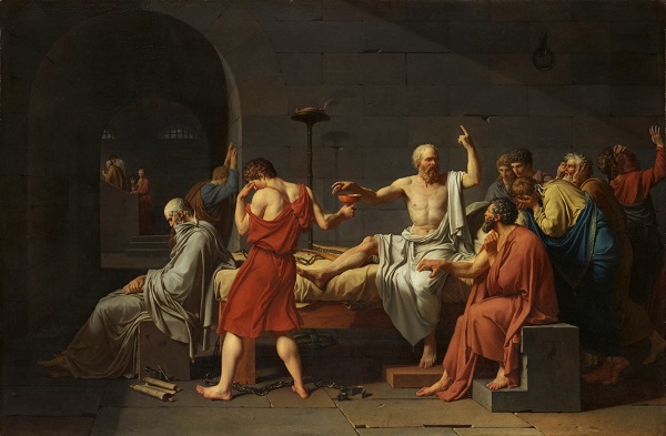 pintura - julgamento de sócrates